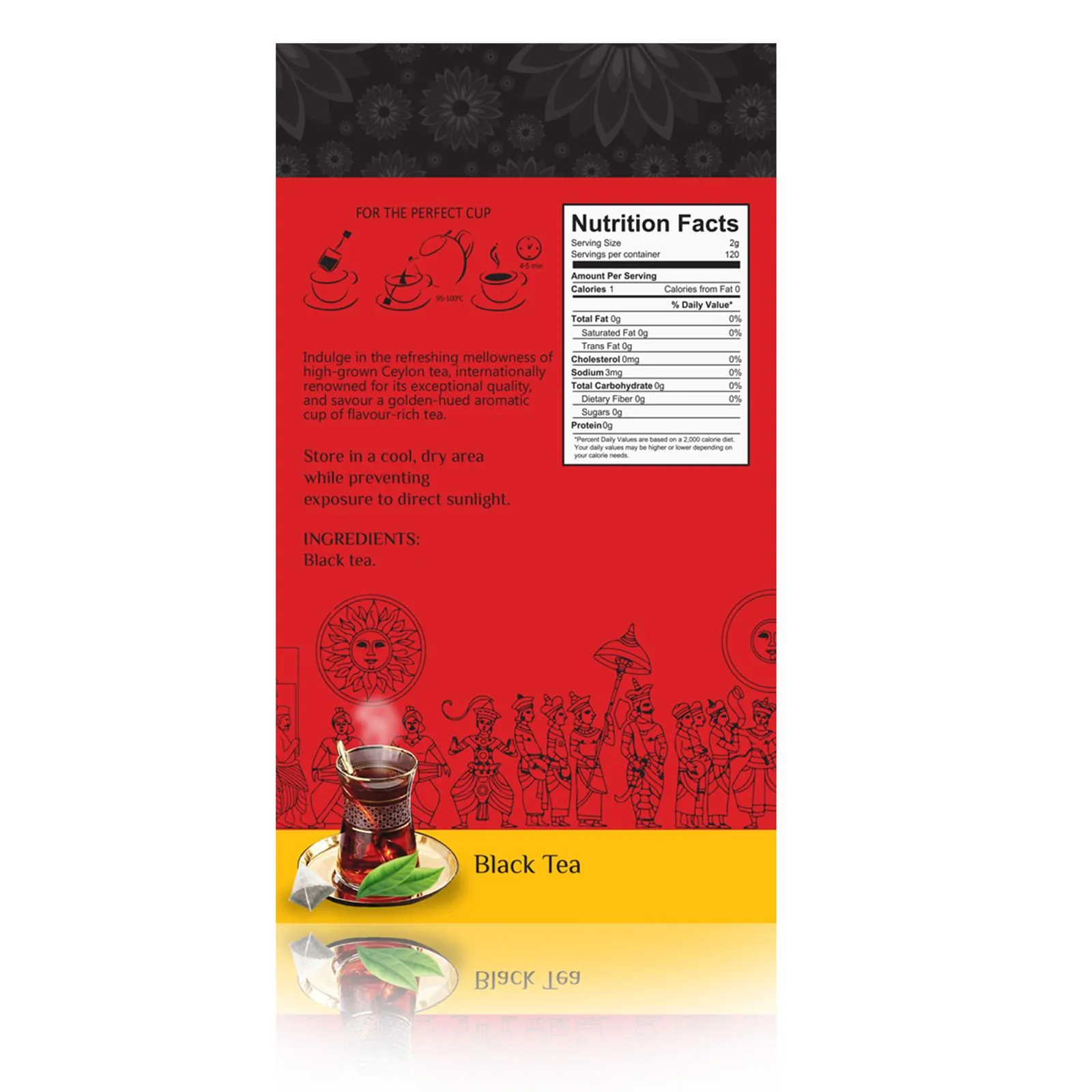 Black tea -Ceylon Sips 140 Pot Tea Bags (406g)